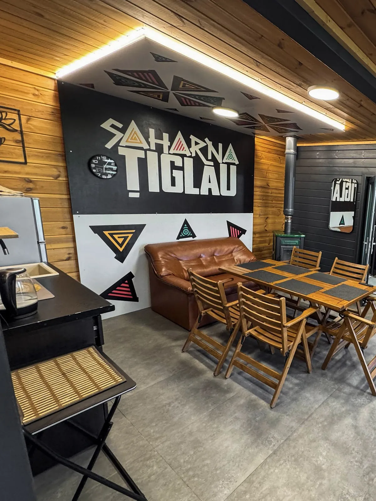 Saună finlandeză + Ciubăr cu hidromasaj, 2 zone separate — saună uscată și ciubăr exterior — Saharna-Țiglău, Saharna — foto 7